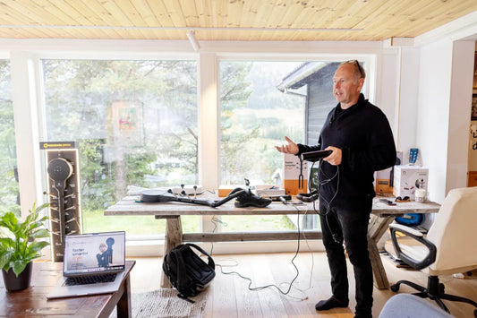 DN.no article "Building a shoe dryer company from the kitchen table"